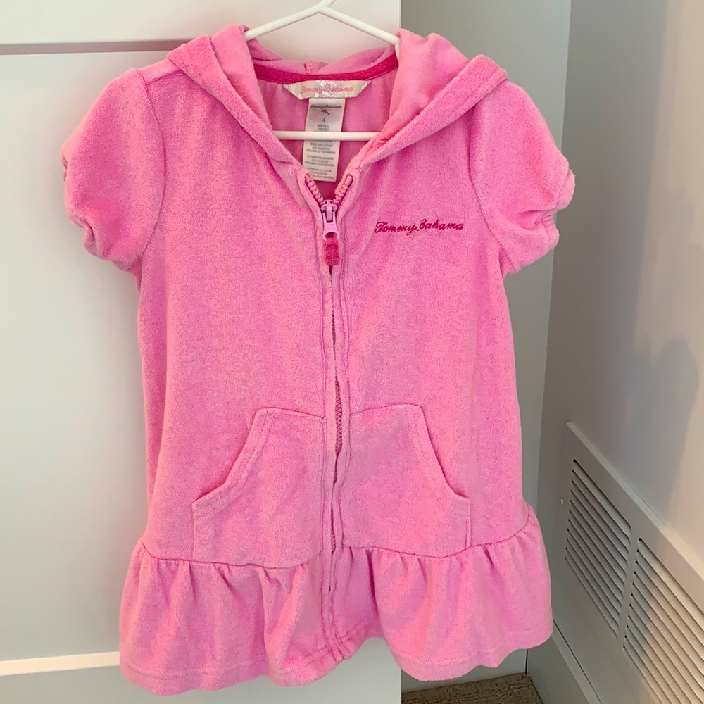 Tommy Bahama Toddler Girls Hooded Terry Coverup